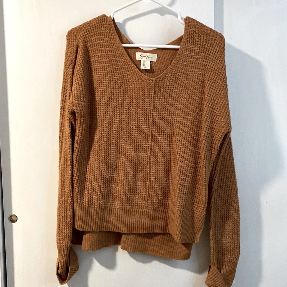 Jessica Simpson waffle knit sweater